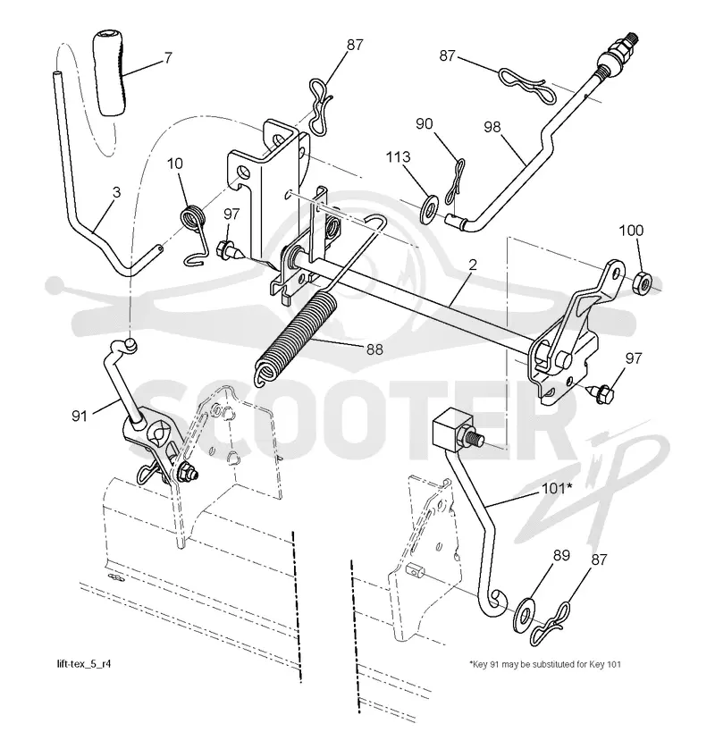 MOWER LIFT / DECK LIFT