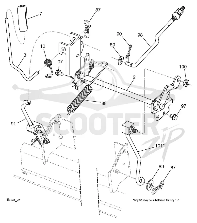 MOWER LIFT / DECK LIFT