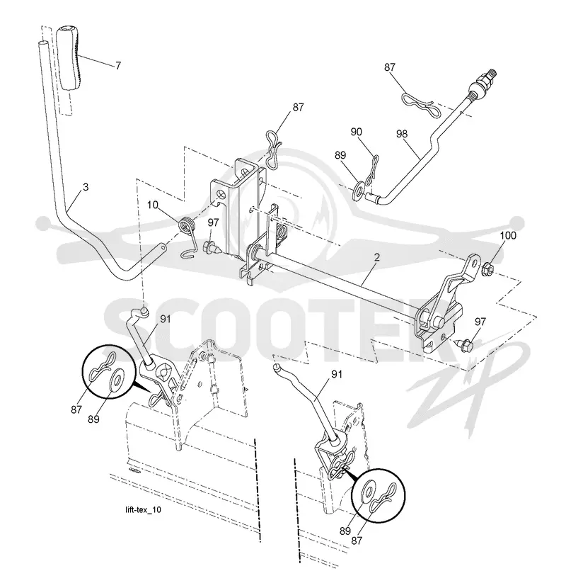 MOWER LIFT / DECK LIFT