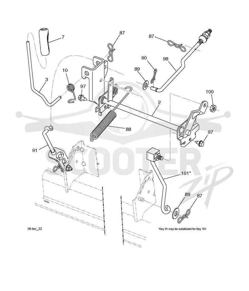 MOWER LIFT / DECK LIFT
