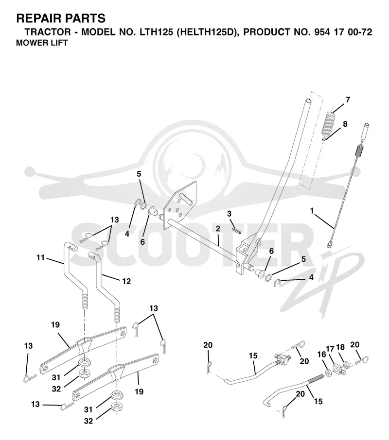 MOWER LIFT / DECK LIFT