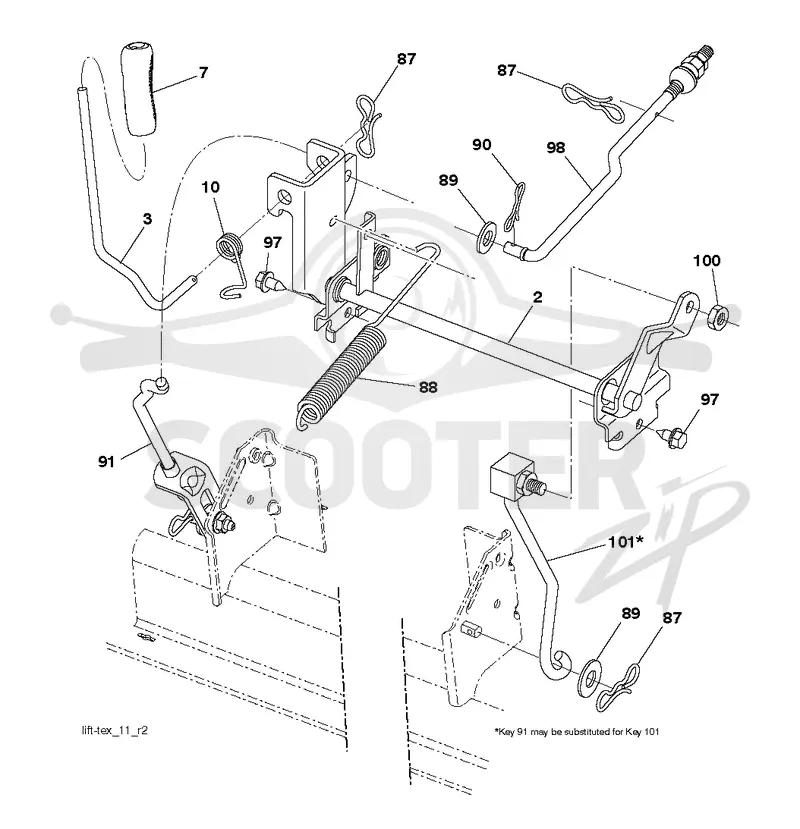 MOWER LIFT / DECK LIFT
