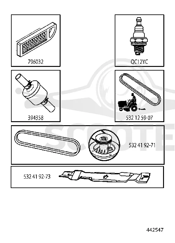 FREQUENTLY USED PARTS