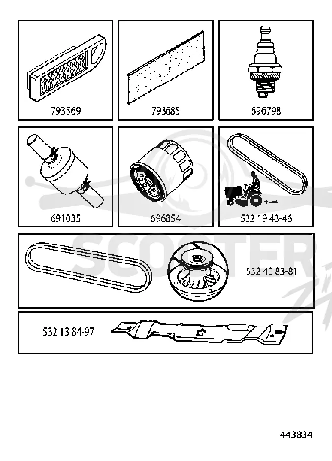FREQUENTLY USED PARTS