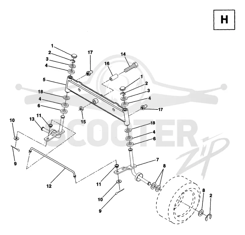 FRONT AXEL
