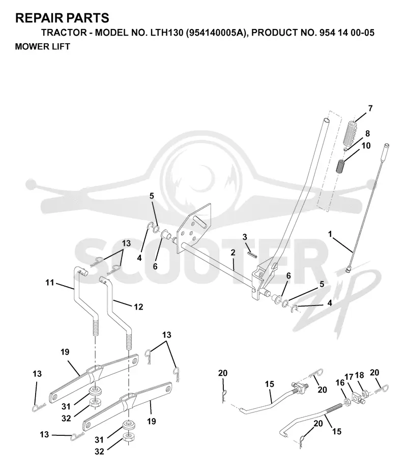 MOWER LIFT / DECK LIFT