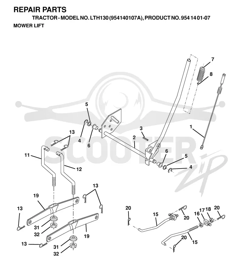 MOWER LIFT / DECK LIFT