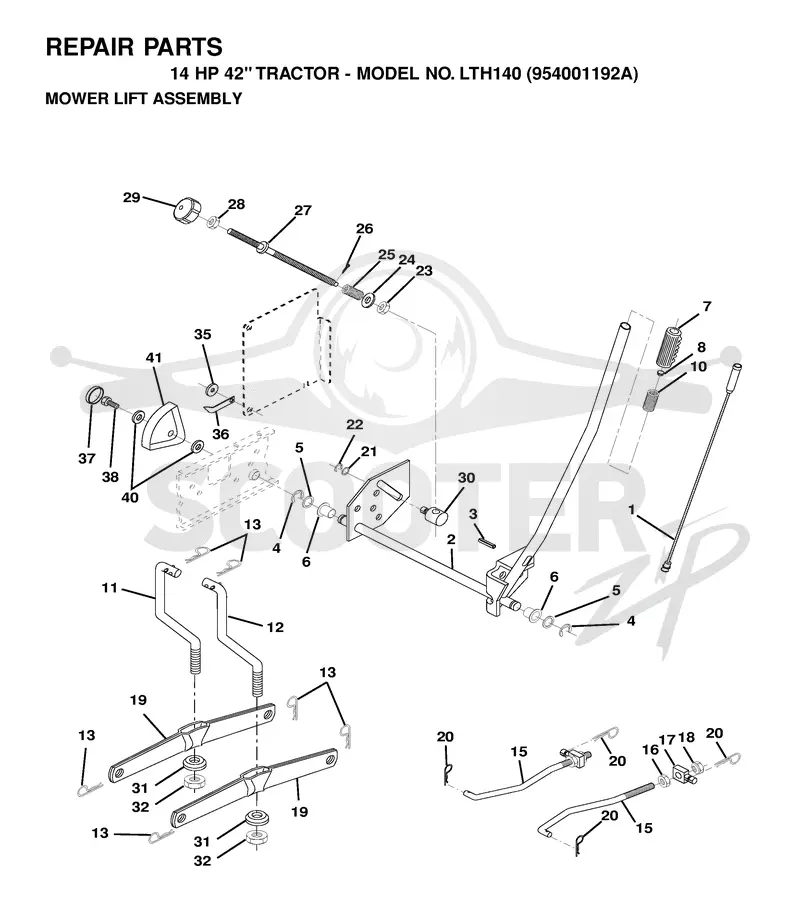 MOWER LIFT / DECK LIFT