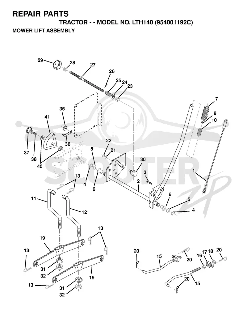 MOWER LIFT / DECK LIFT