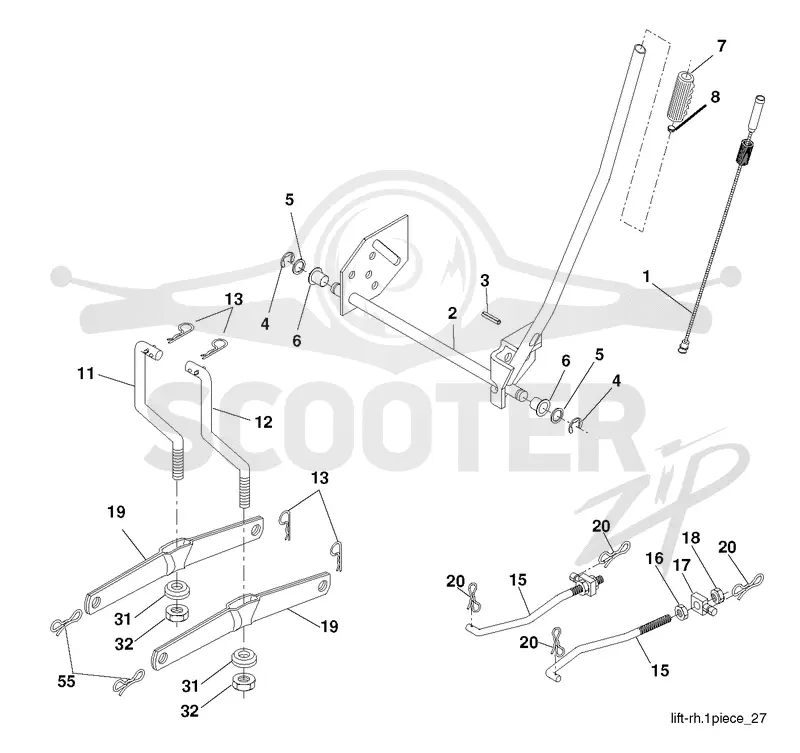 MOWER LIFT / DECK LIFT