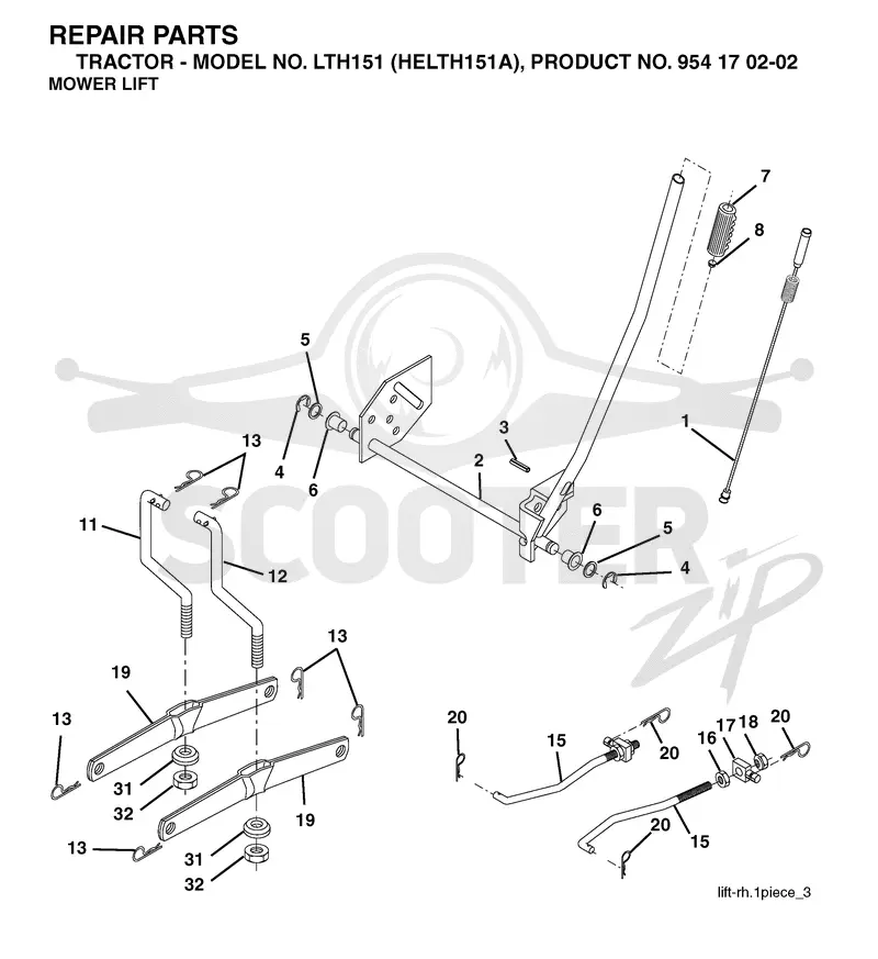 MOWER LIFT / DECK LIFT