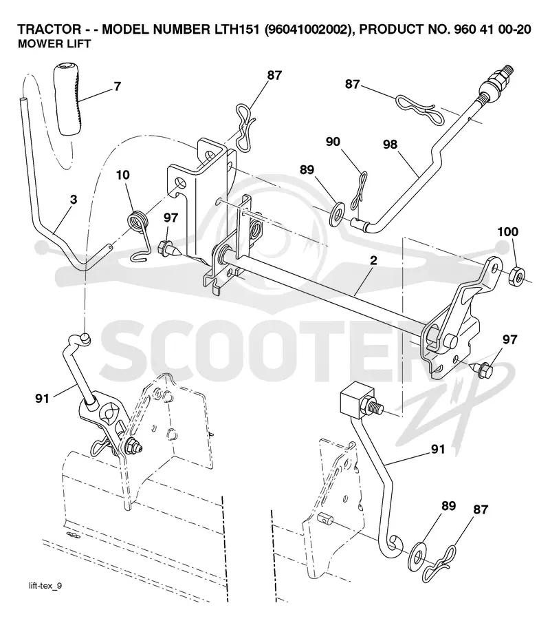 MOWER LIFT / DECK LIFT