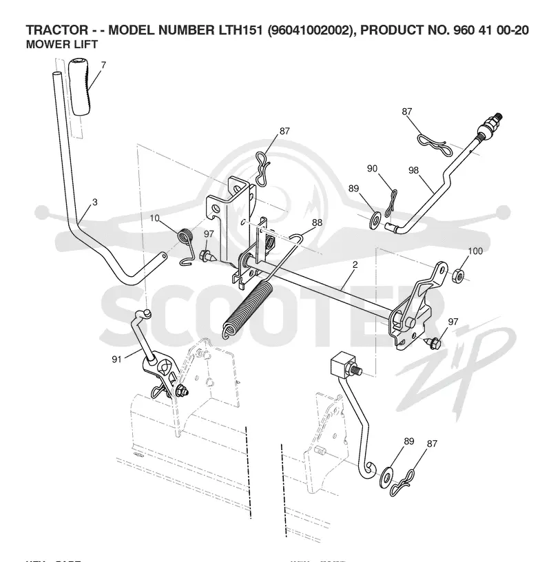 MOWER LIFT / DECK LIFT