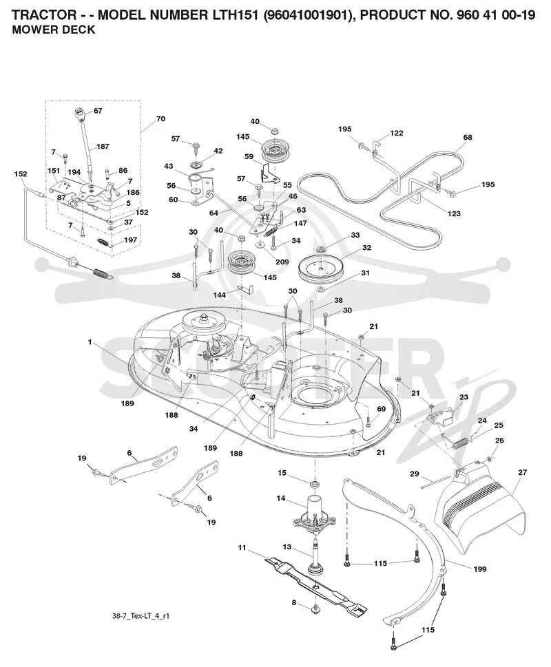 MOWER DECK / CUTTING DECK
