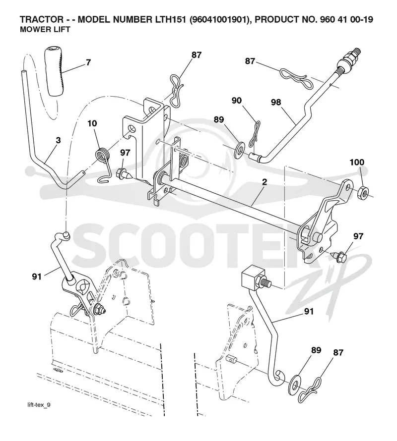 MOWER LIFT / DECK LIFT