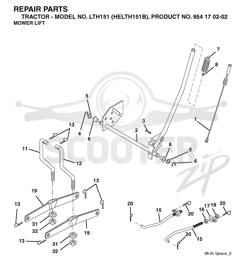 MOWER LIFT / DECK LIFT