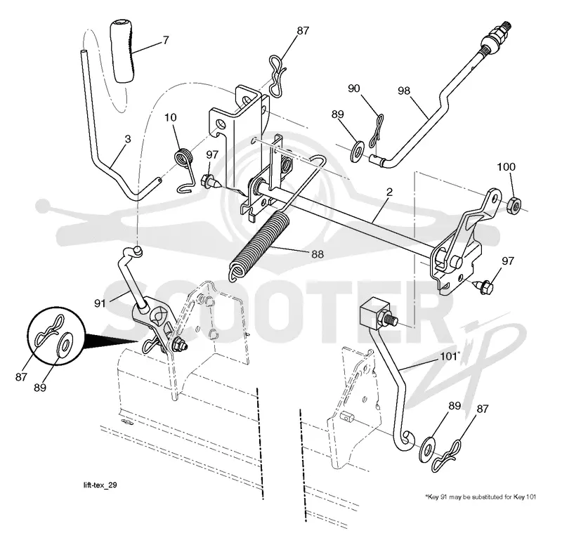 MOWER LIFT / DECK LIFT