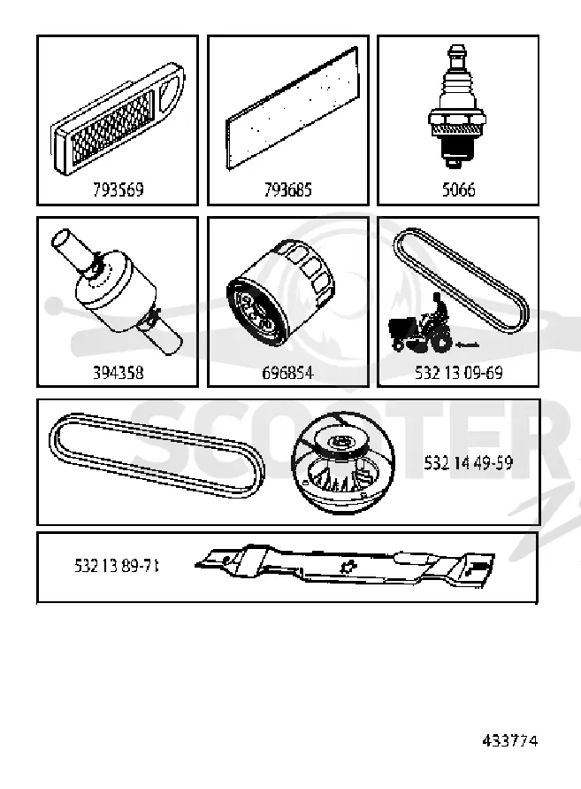 FREQUENTLY USED PARTS