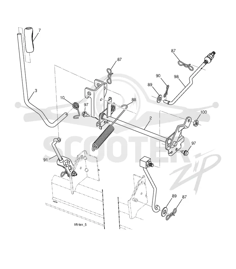 MOWER LIFT / DECK LIFT
