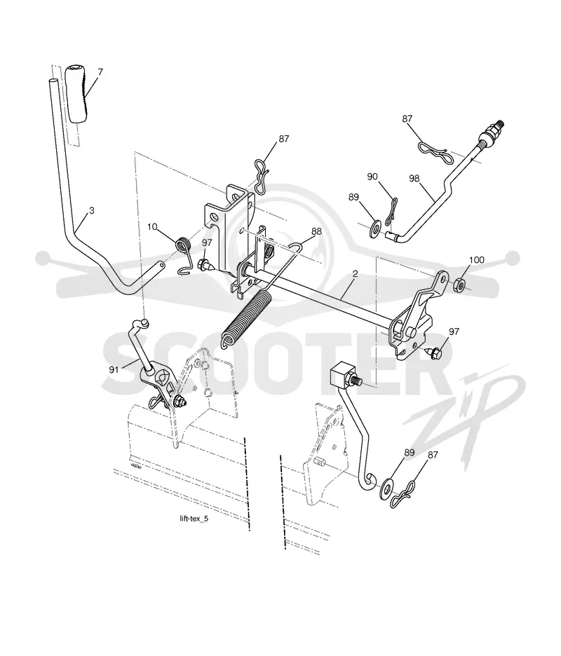 MOWER LIFT / DECK LIFT