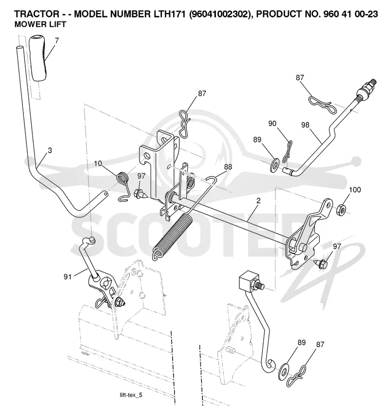 MOWER LIFT / DECK LIFT