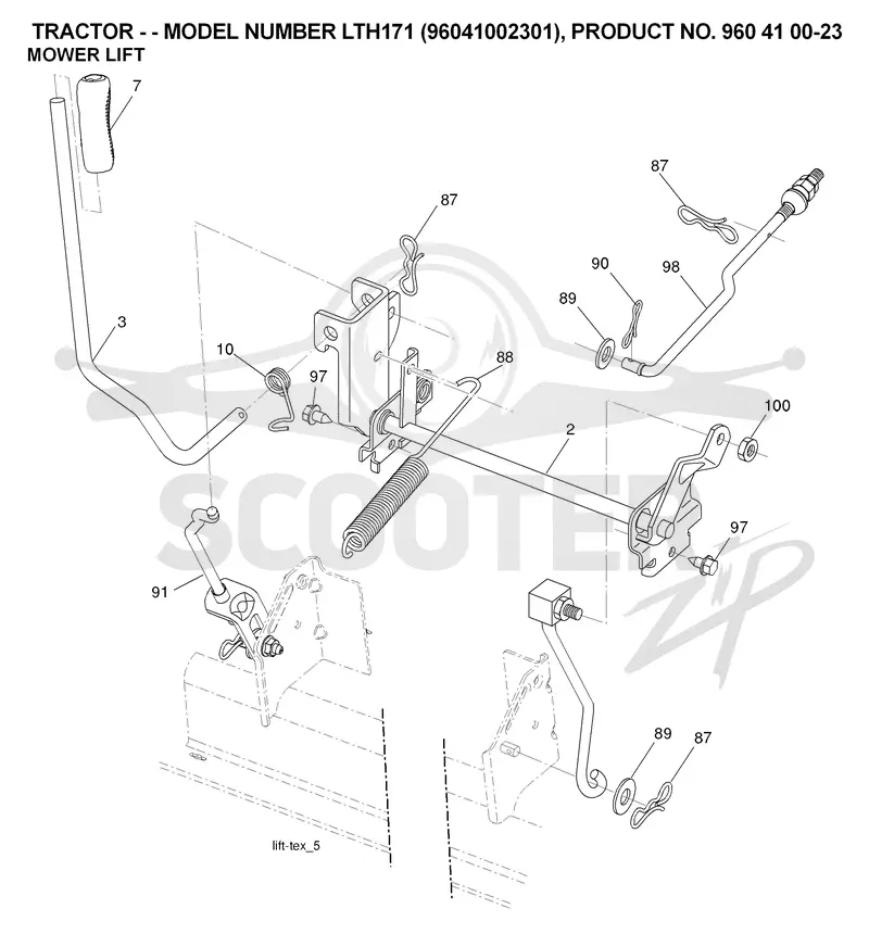 MOWER LIFT / DECK LIFT