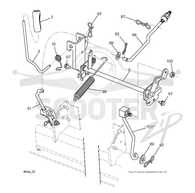 MOWER LIFT / DECK LIFT