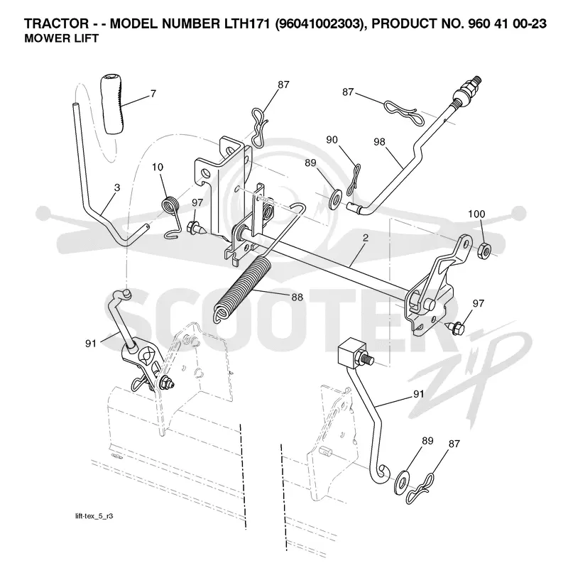 MOWER LIFT / DECK LIFT