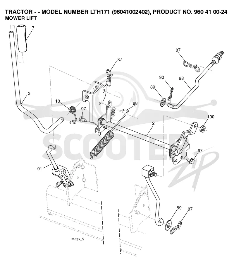 MOWER LIFT / DECK LIFT