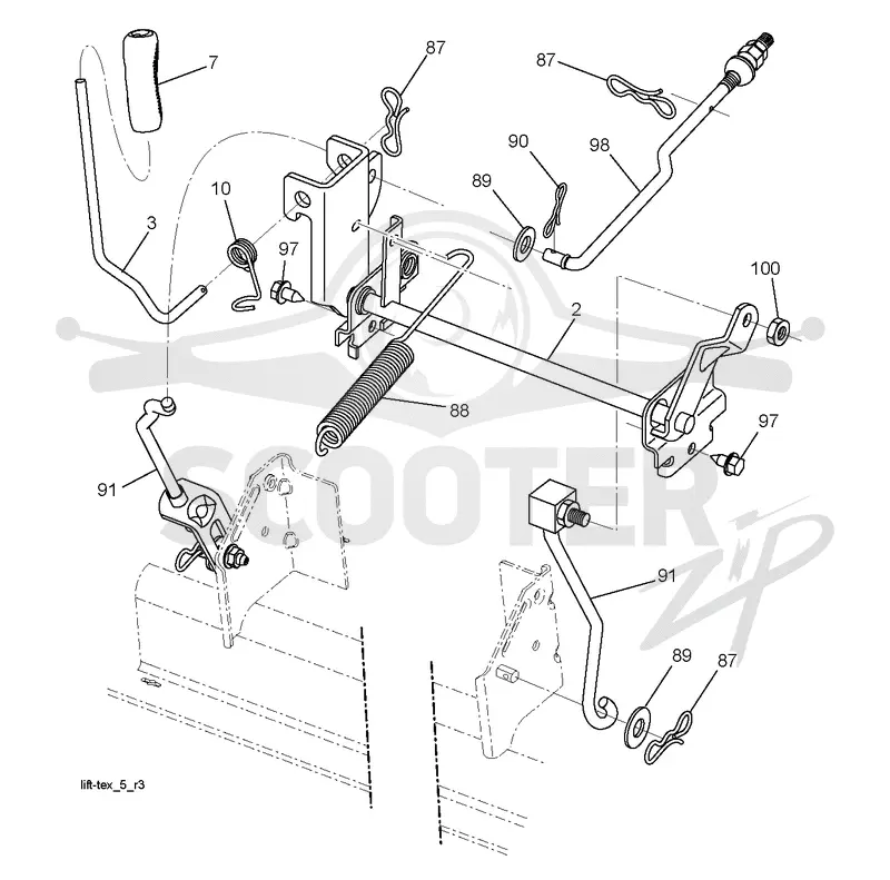 MOWER LIFT / DECK LIFT