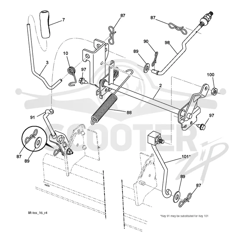 MOWER LIFT / DECK LIFT