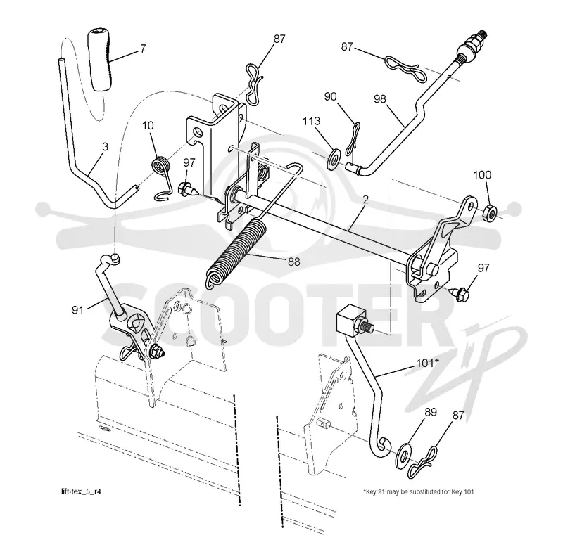 MOWER LIFT / DECK LIFT
