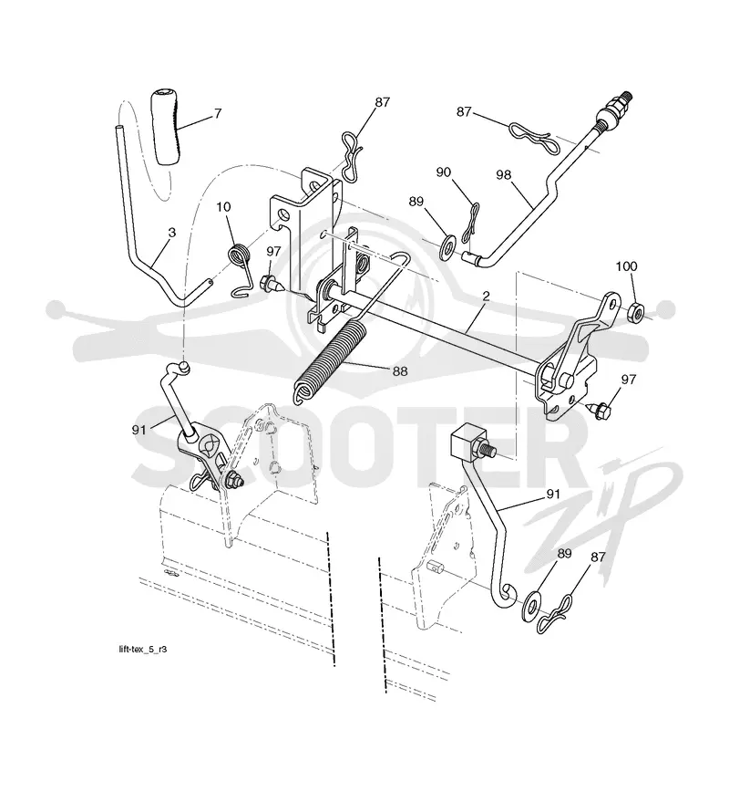 MOWER LIFT / DECK LIFT