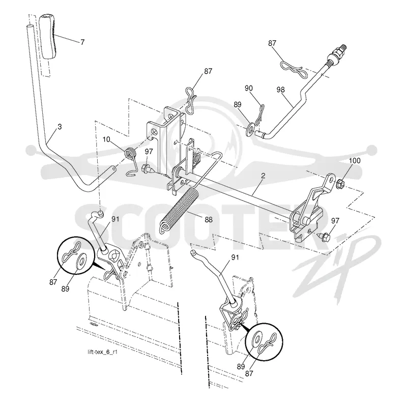 MOWER LIFT / DECK LIFT
