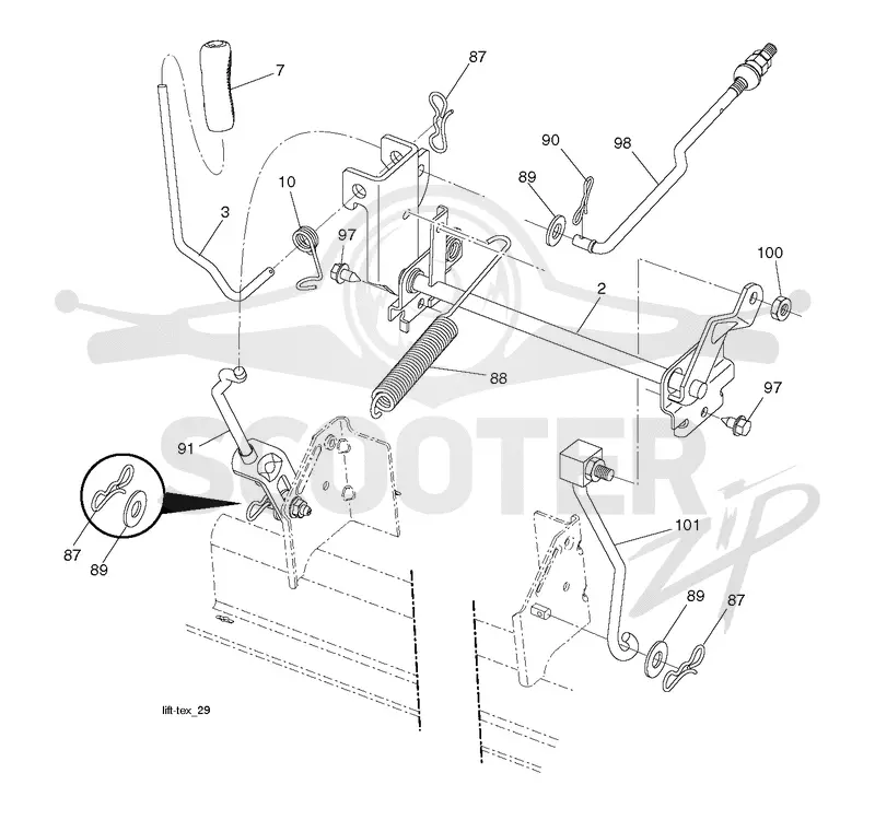 MOWER LIFT / DECK LIFT