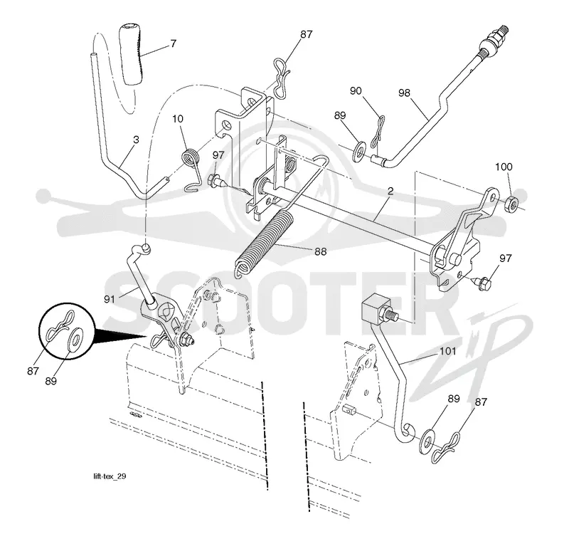 MOWER LIFT / DECK LIFT