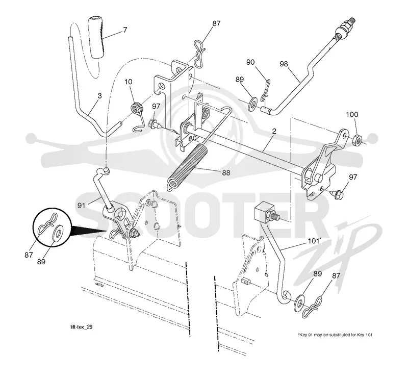 MOWER LIFT / DECK LIFT