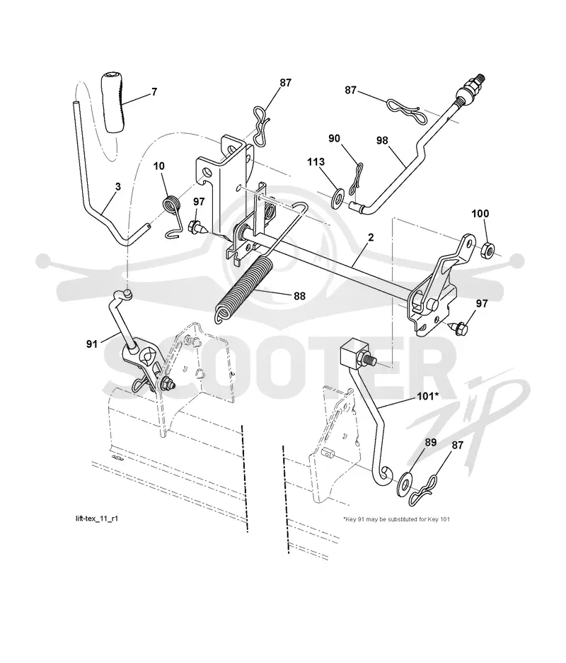 MOWER LIFT / DECK LIFT