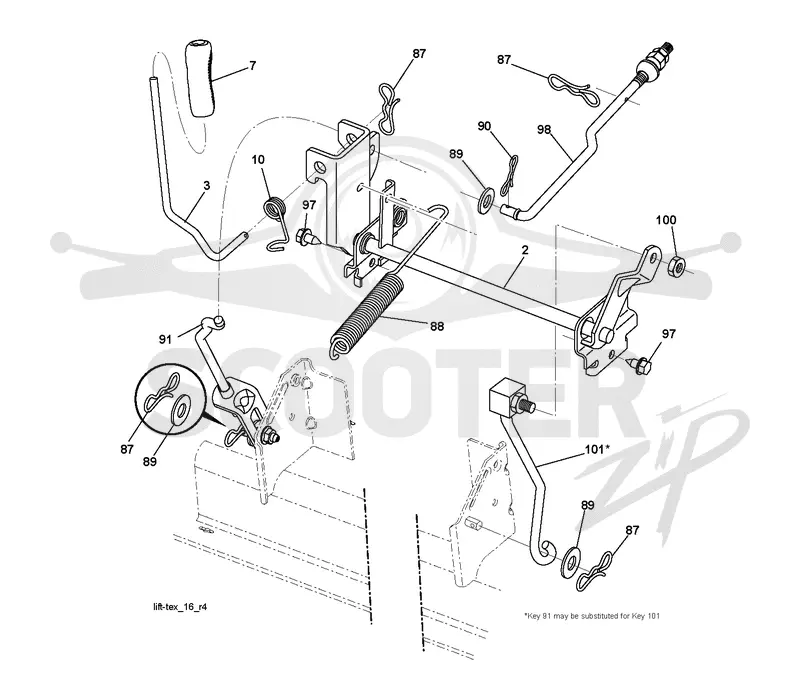 MOWER LIFT / DECK LIFT
