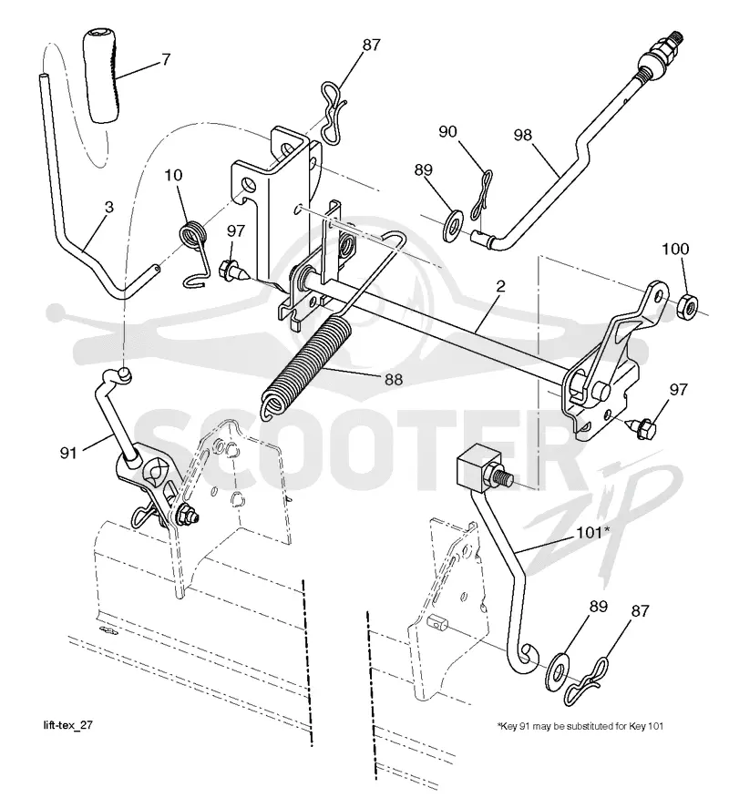 MOWER LIFT / DECK LIFT