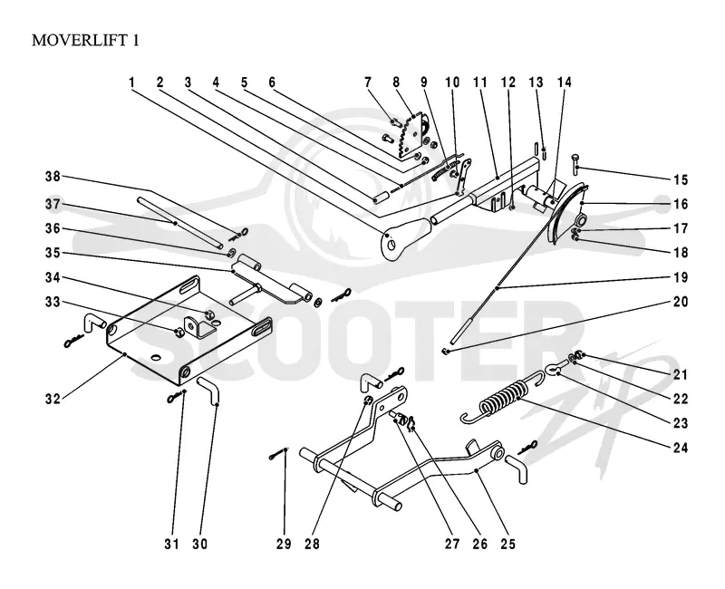 MOWER LIFT / DECK LIFT