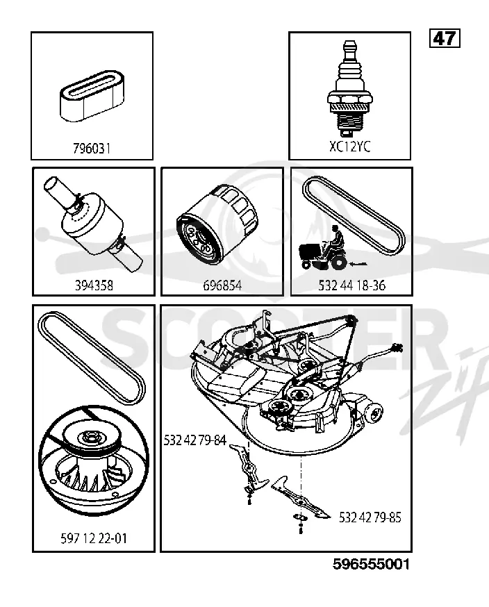 FREQUENTLY USED PARTS