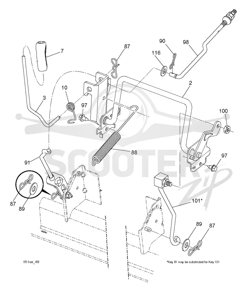 MOWER LIFT / DECK LIFT