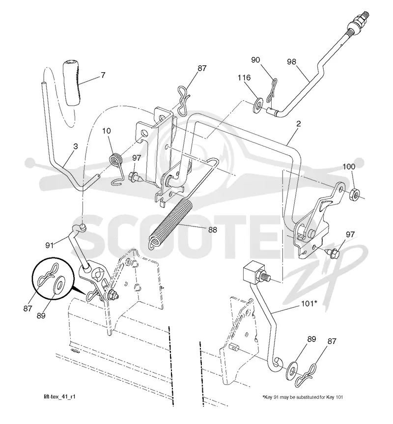 MOWER LIFT / DECK LIFT