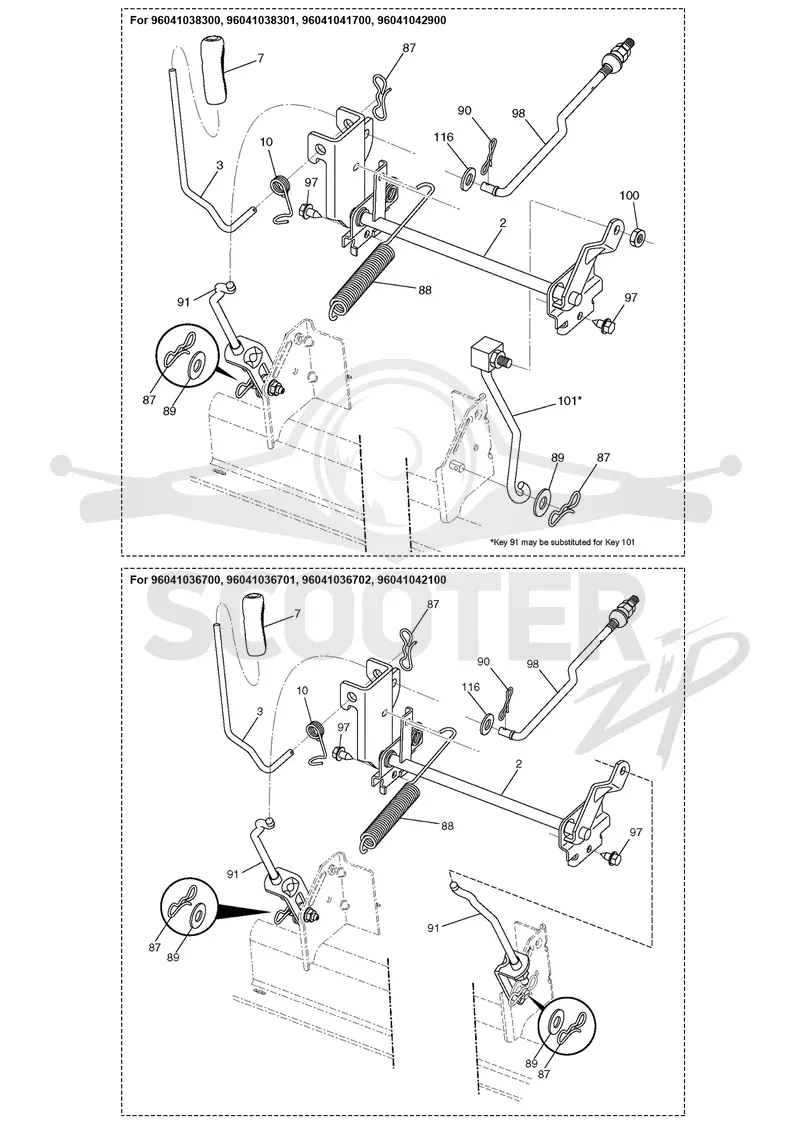 MOWER LIFT / DECK LIFT