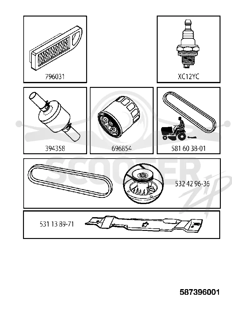 FREQUENTLY USED PARTS