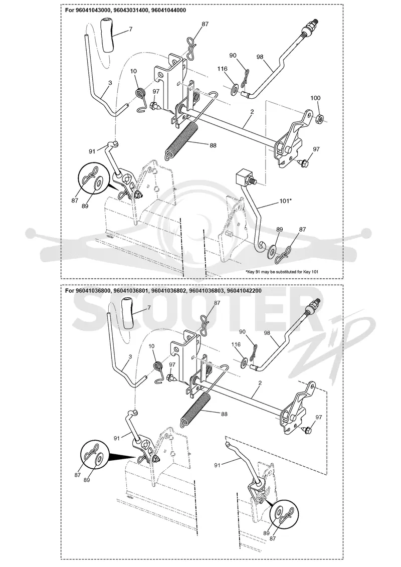 MOWER LIFT / DECK LIFT