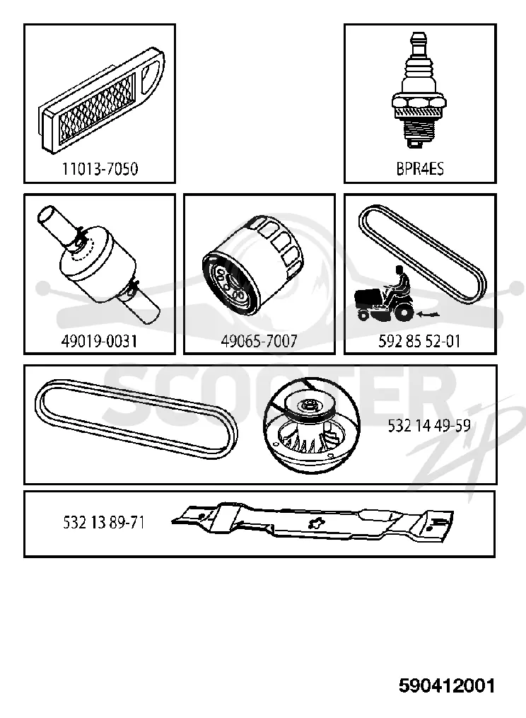 FREQUENTLY USED PARTS