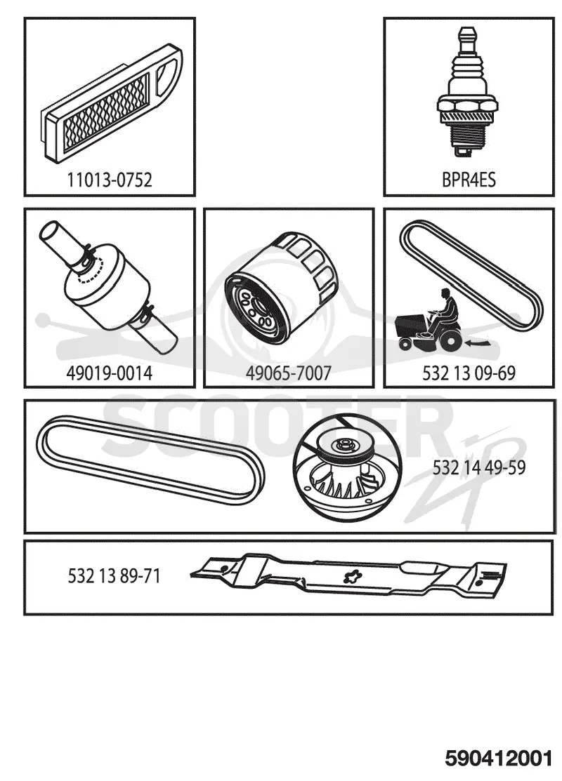 FREQUENTLY USED PARTS