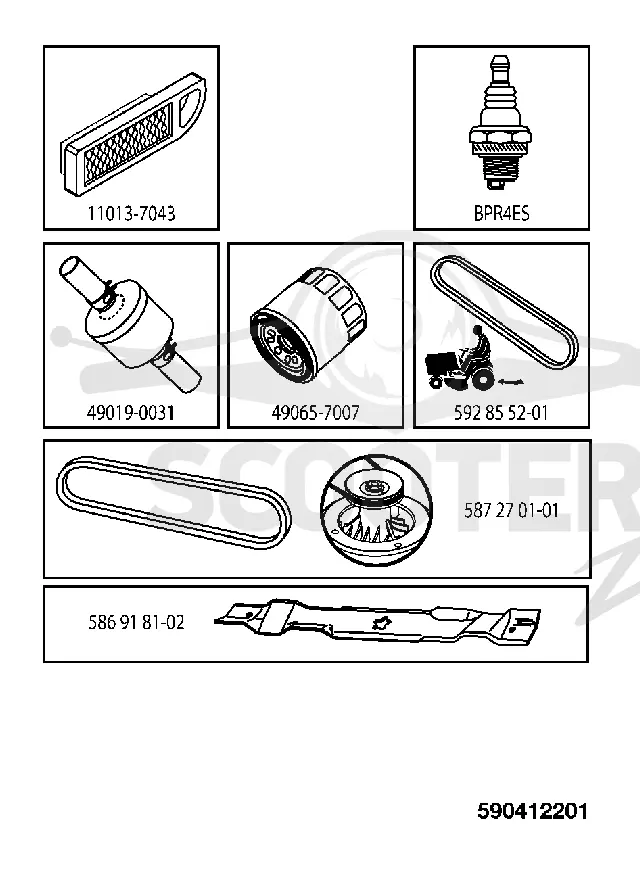 FREQUENTLY USED PARTS